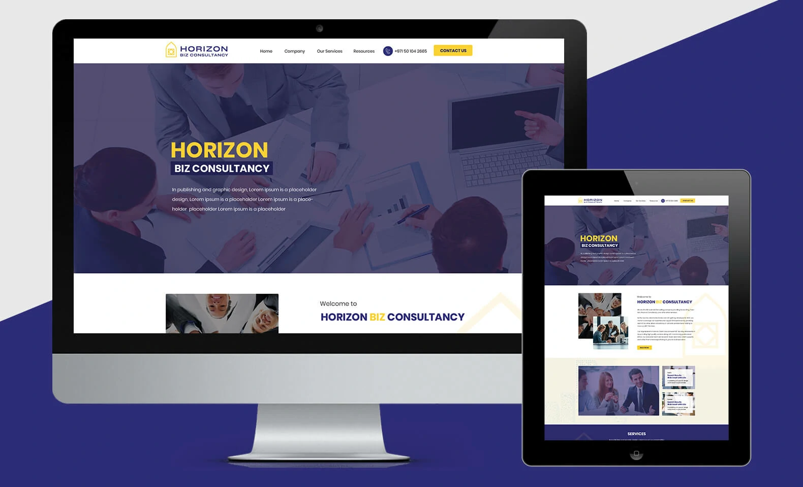 Horizon Dubai Web design and Development Work Image 1